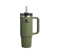 Stanley 1913 Quencher Mug Isotherme avec Paille 0.89L - Dried Pine | H2.0 FlowState - Froid Pendant 9 Heures - Glacé Pendant 40 Heures - Thermos Lavable au Lave-Vaisselle - Gourde Inox Sans BPA