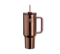 Stanley 1913 Quencher Mug Isotherme avec Paille 1.2L - Polished Rose Gold | H2.0 FlowState - Froid Pendant 11 Heures - Glacé Pendant 48 Heures - Thermos Lavable au Lave-Vaisselle - Gourde Inox Sans BPA