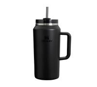 STANLEY 1913 Quencher Mug Isotherme avec Paille 1.9L - Black 2.0 | H2.0 FlowState - Froid Pendant 15 Heures - Glacé Pendant 60 Heures - Thermos Lavable au Lave-Vaisselle - Gourde Inox Sans BPA