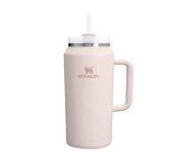 STANLEY 1913 Quencher Mug Isotherme avec Paille 1.9L - Rose Quartz | H2.0 FlowState - Froid Pendant 15 Heures - Glacé Pendant 60 Heures - Thermos Lavable au Lave-Vaisselle - Gourde Inox Sans BPA
