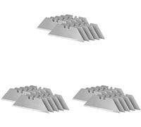Stanley 2-11-700 - Distributeur de 10 Lames Trapèze Gamme Fatmax - Lames Plus Tranchantes - Traitement Par Induction et Traitement Thermique - Plus Flexible, Paquet de 3