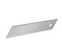 Stanley 2-11-725 - Lame Cutter 25Mm 10 Pièces - Gamme FatMax - Lames Plus Tranchantes - Traitement Par Induction Et Traitement Thermique - Plus Flexible - Lame À 7 Éléments Sécables