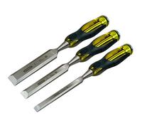 STANLEY 2-16-268 Jeu De 3 Ciseaux Gamme FATMAX - Acier - Poignée Ergonomique Et Incassable - Normes Iso Et Din5139