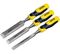 Stanley 2-16-883 DynaGrip Ciseaux a bois, 3 pieces (12, 18, 25mm)