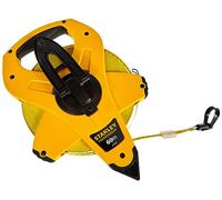 Stanley Mètre-ruban fibre de verre PowerWinder 2-34-775 60 m x 12,7 mm Boîtier ABS antichocs