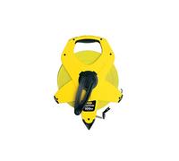 STANLEY 2-34-777 mesure/mètre 100 m x 12,7 mm Ruban en Fibre de Verre Powerwinder - Boitier Abs Antichocs - Anti-Abrasion - Rembobinage Surmultiplié - Patte d'Accrochage