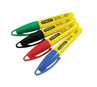 Stanley Mini-marqueur 2-47-329 pointe fine carte 4 pièces