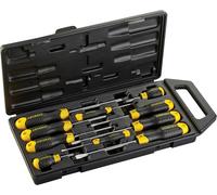 Stanley 2-65-005 CushionGrip Tournevis Phillips et plats, jeu de 10 pieces