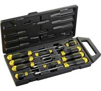 Stanley 2-65-014 CushionGrip Jeu de tournevis en coffret, 10 pieces