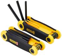 Stanley 2-69-267 Jeu de 17 clés pliables (1,5-8mm et 5/64"-1/4")