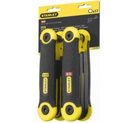 Stanley 2-69-267 Jeu de 17 clés pliables (1,5-8mm et 5/64"-1/4")