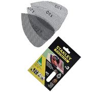 STANLEY - 3 Feuilles Abrasifs en Maille Velcro - Grain 120 - STA39127-XJ