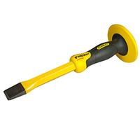 STANLEY 4-18-332 Ciseau Plat 30,5 cm - Gamme FATMAX - - Acier Chrome Vanadium - Tète Parabolique- Poignée Bi matière pour Plus de Confort - Protège main - Pointe Très Solide et Tranchante