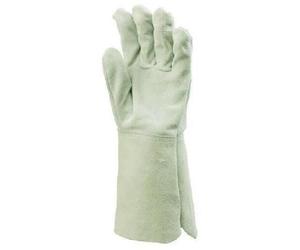 STANLEY 460404 MECAFER Gants de protection en cuir de chevre et de bovin