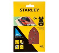 STANLEY 5 abrasifs corindons qualité supérieure mouse grain 240 STA31019-XJ