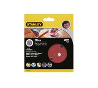 STANLEY 5 disques abrasifs corindons qualité supérieure anti encrassement grain 240 STA32182-XJ