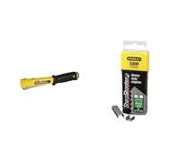 Stanley 6-Pht150 marteau Agrafeur Ht150C pour Agrafes de Type G - Utilisation Courante - Poids de Frappe optimal - Poignée Ergonomique & 1-Tra706-5T Paquet De 5000 Agrafes Industrielles Type G 10 Mm
