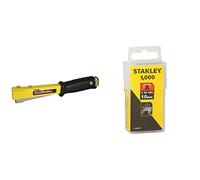 Stanley 6-Pht150 marteau Agrafeur Ht150C pour Agrafes de Type G - Utilisation Courante - Poids de Frappe optimal - Construction Robuste en métal & Agrafe 10 mm Type A Boîte 1000 pièces