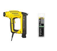 Stanley 6-Tre650 Cloueur Électrique Facile À Charger - mécanisme Antiblocage - Réglage de Puissance - Poignée Ergonomique et Tête Douce- Gâchette de Sécurité & 1-SWKBN075T Clou 20 mm Boîte 1000 pièces