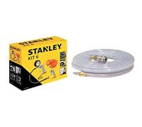 Stanley 9045717STN Accessoires pour compresseur d’air & FERM Tuyau à air 10m - avec connexion rapide - pour compresseur