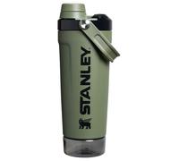 Stanley Activate Shaker - Bouteille shaker en acier inoxydable étanche et isolée - Compartiment de rangement sur le fond et couvercle pivotant - Pour smoothies protéinés et poudre pré-entraînement