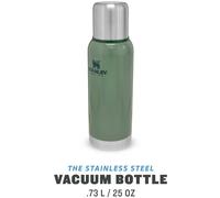 Stanley Adventure Stainless Steel Vacuum Bottle 739 ml / 25OZ Hammertone Green - Thermos en acier inoxydable | Sans BPA | Garde le chaud ou le froid | Le couvercle fait office de gobelet