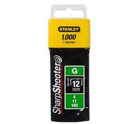 Stanley 1-TRA706T Agrafes type G 4/11/140, 10mm, boite de 1000pcs