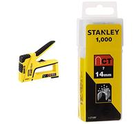 Stanley - AGRAFEUSE TR 400 CORPS ABS FATMAX - FMHT6-70411 & 1-CT109T Agrafe cavalier 14 mm Type 7 Boîte 1000 pièces