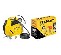 Stanley AIR KIT Compresseur Ultra compact et portatif sans cuve 1,5HP/8bar avec accessoires 1868 & 9045717STN Accessoires pour compresseur d’air