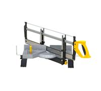 Stanley Boîte à onglets en métal 560 mm avec scie à onglets