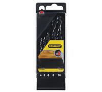 STANLEY Cassette de 5 mèches à bois 3 pointes 4-10mm STA56001-QZ