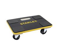 Stanley Chariot à roulettes MS572 - Capacité de Charge jusqu'à 200KG - Chariot de Transport - 45 x 30 x 13.5 CM - Plastique - Noir/Jaune