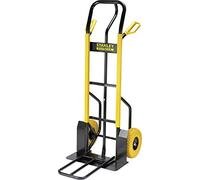 Stanley Chariot de Transport FXWT-700 - Capacité de Charge jusqu'à 250KG - Diable - 128 x 55 x 47 CM - Poignée en P pour Faciliter Les Manœuvres - Acier - Jaune/Noir