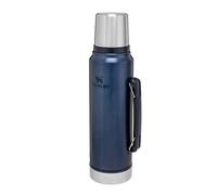 Stanley Classic Legendary Thermos 1L - Maintient la Température 24h (Chaud/Froid) - Bouteille Isotherme - Sans BPA - Gourde Isotherme 1L en Acier Inoxydable - Gourde Inox - Nightfall