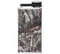 Stanley Classic Wide Mouth Flask 0.23L - Avec Bouchon Anti-Perte - Flasque en Acier Inoxydable à Large Ouverture - Etanche - Sans BPA - Country DNA