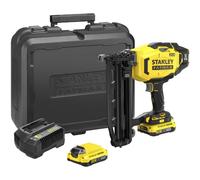 Stanley - Cloueuse sans fil 18V 25-64 mm, 2 batteries 2,0 Ah Li-Ion, chargeur SFMCN616D2K-QW