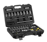 STANLEY Coffret de douilles 1/4" et 1/2" 72 pièces STMT82831-1