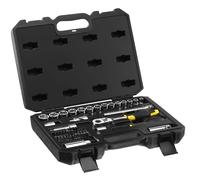 Stanley Coffret de douilles 3/8" STMT82829-1 – 45 pièces, cliquet 72 dents, embouts 1/4"