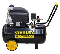 Stanley - Compresseur professionnel - lubrifié - horizontal - 50 L / 2 HP / 8 bar