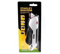Stanley Couteau de sécurité métal à gâchette et lame auto-rétractable FatMax - FMHT10370-0