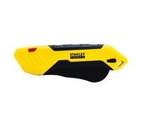 Stanley Couteau de sécurité FATMAX FMHT10369-0 bi-matière, lame auto-rétractable, manche pince