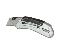 Stanley Couteau de sport Quickslide L. 145 mm type de lame trapézoïdale boîtier métalliq Quantité:1