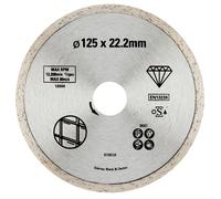 STANLEY Disque diamant à bord continu pour carrelage 125x22.2 STA38007-XJ