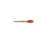 Stanley FATMAX 1000V - Tournevis électricien plat 2,5 x 50 mm - Jaune