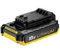 Stanley FATMAX Batterie Lithium Ion 18V 2Ah Compatible Gamme Fatmax 18V Robuste Et Ergonomique FMC687L-XJ