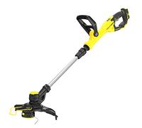 STANLEY FATMAX Coupe-bordures à batterie Lithium, largeur de coupe 33 cm, vitesse réglable, double poignée 18 V 4,0 Ah, SFMCST933M1-QW
