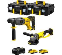STANLEY FatMax Kit SVK202 (SFMCH900 + SFMCG400 + 2 x 2.0 Ah + Ladegerät + 2 x TSTAK II)