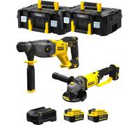 STANLEY FatMax Kit SVK203 (SFMCH900 + SFMCG400 + 2 x 4.0 Ah + Ladegerät + 2 x TSTAK II)