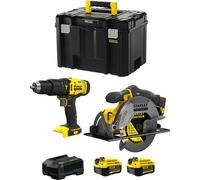 STANLEY FatMax Kit SVK211 (SFMCD711 + SFMCS500 + 2 x 4.0 Ah + Ladegerät + TSTAK VI)