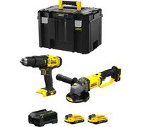 STANLEY FatMax Kit SVK212 (SFMCD711 + SFMCG400 + 2 x 2.0 Ah + Ladegerät + TSTAK VI)